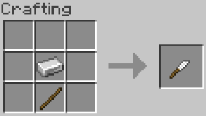 Crafting a knife